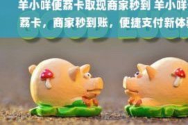 羊小咩便荔卡取现
